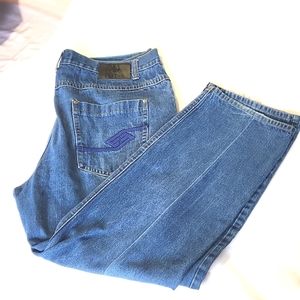 ENYCE BLUE DENIM MEN ’S JEANS SZ 42X32